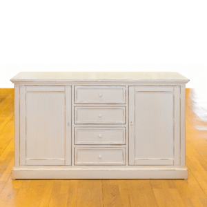 Almari Minimalis - Cream